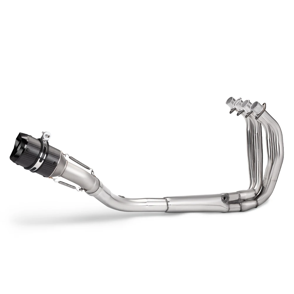 

Suitable For Kawasaki ZX4RR ZX4R System Escape Slip On Front Tube Link Pipe Connect Original full Motorcycle Exhaust System