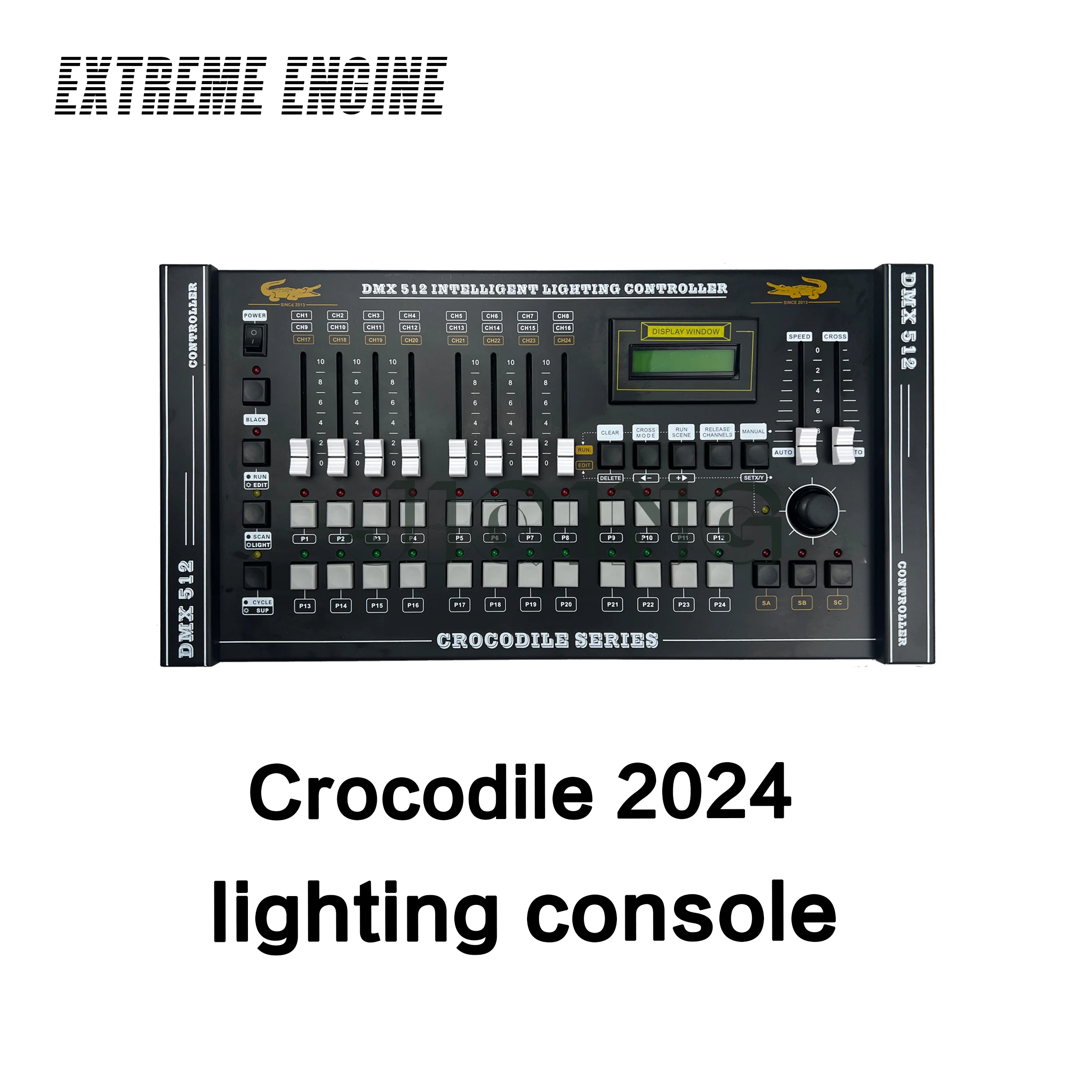 Imagem -02 - Crocodilo Palco Luz Controlador Dmx Console Uso para Led Par Movendo Cabeça dj Luz Efeito de Palco Luz Channe 512 2024