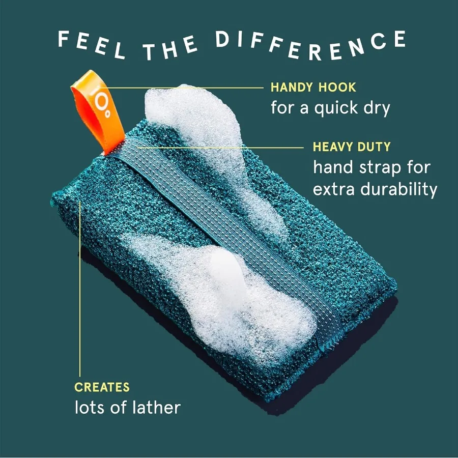 Cleanlogic Sport Exfoliërende Body Scrubber Grote Exfoliator Tool voor Atleten Dagelijkse Huidverzorging Routine voor Gladde Schone Huid Asso