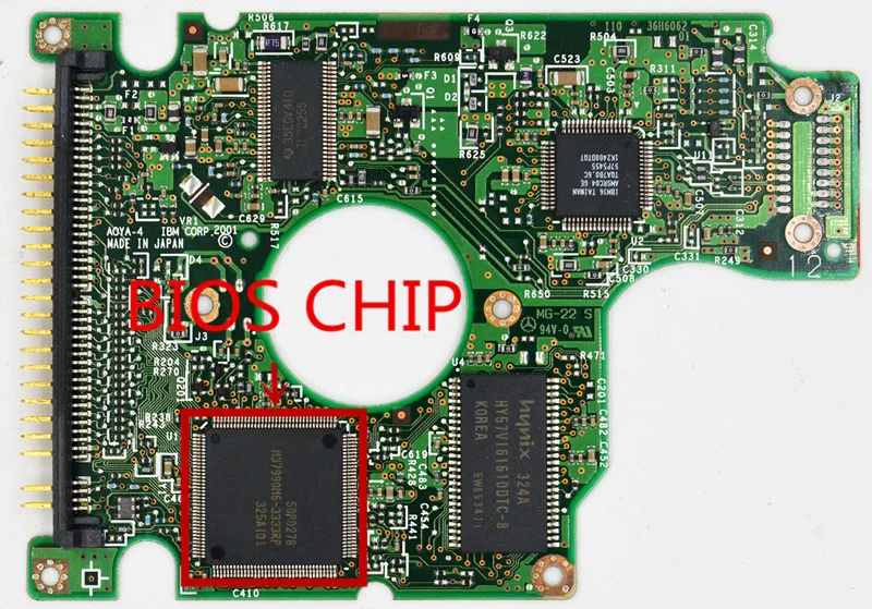 Hitachi HDD PCB 320 36H6062 01 , 110 36H6062 01 / Main control chip: 50P0278 / White Label : 07N9085,07N9084