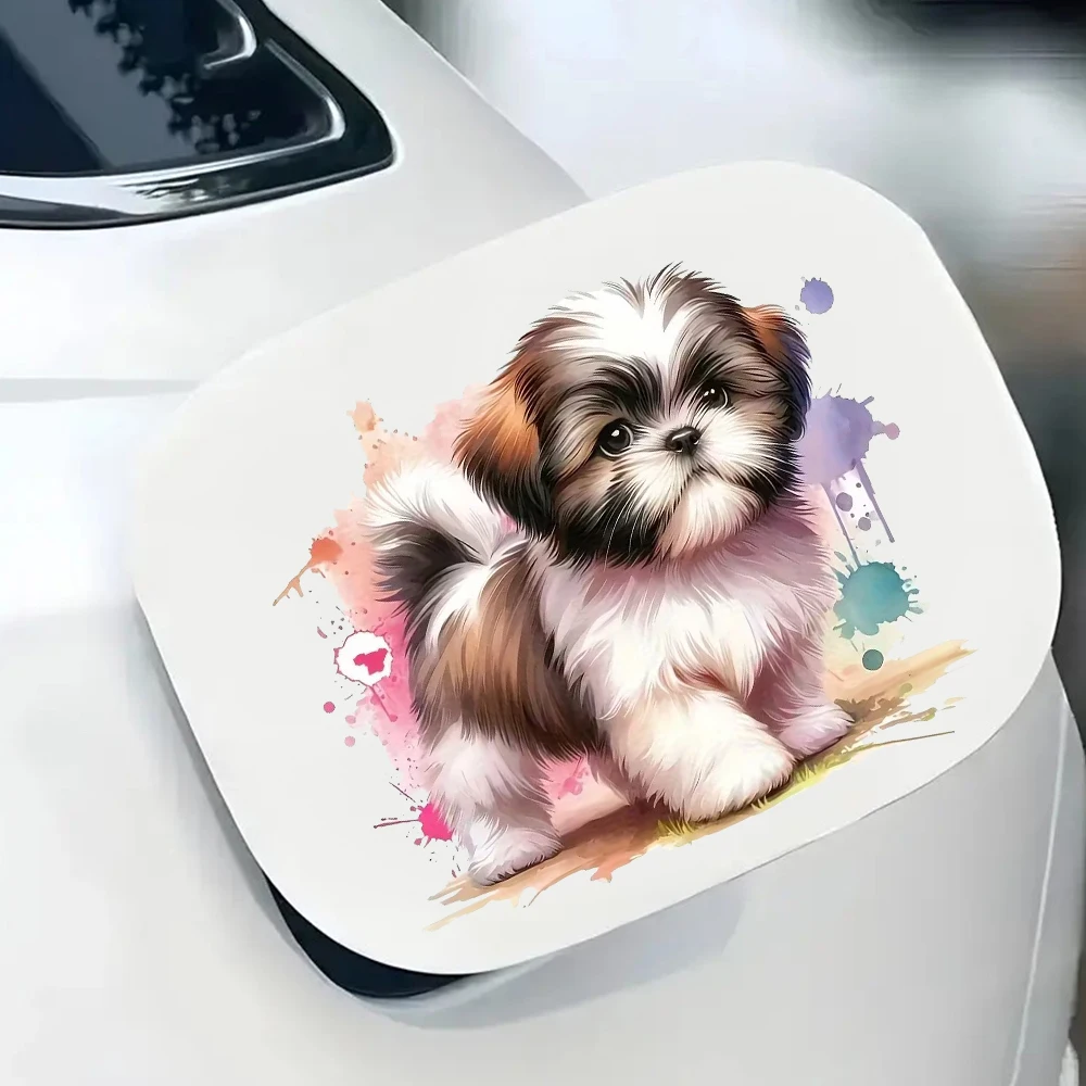 

Cute Shih Tzu Puppy Creative Decorative Stickers, Suitable for a Variety of Scene Decorations, Such As Cars, Trucks,