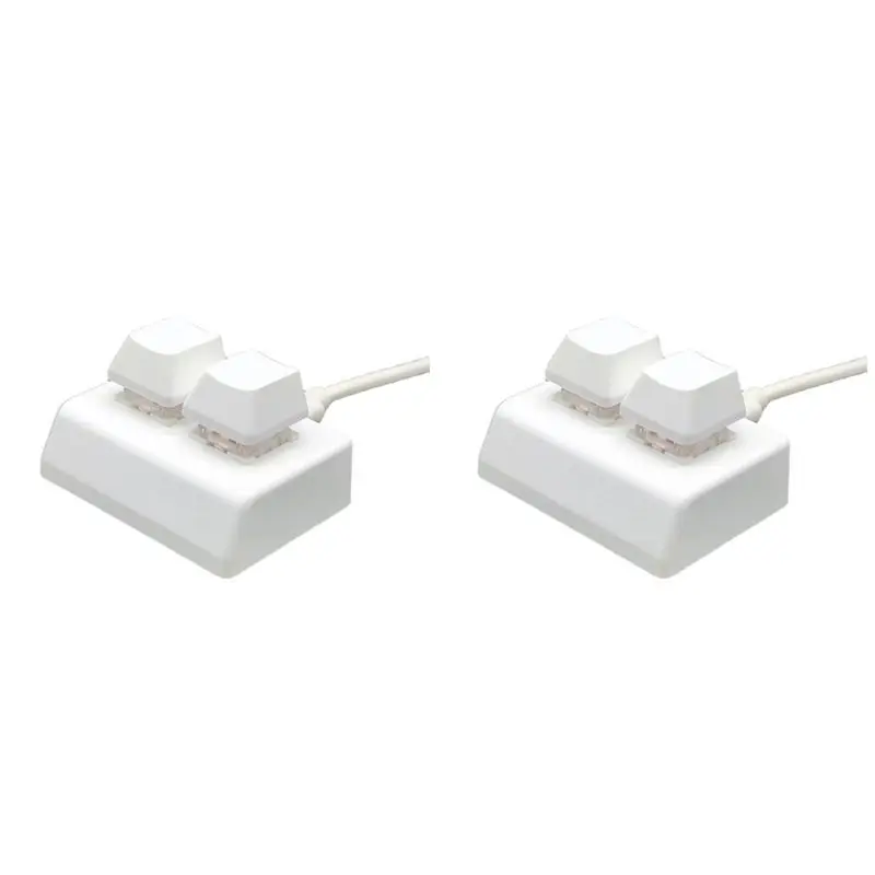 Delicate Texture-2X 2 Keys Macro Programming Keyboard RGB Mini Keyboard Gaming Drawing Red Switch Custom Keyboard OSU Gaming Key