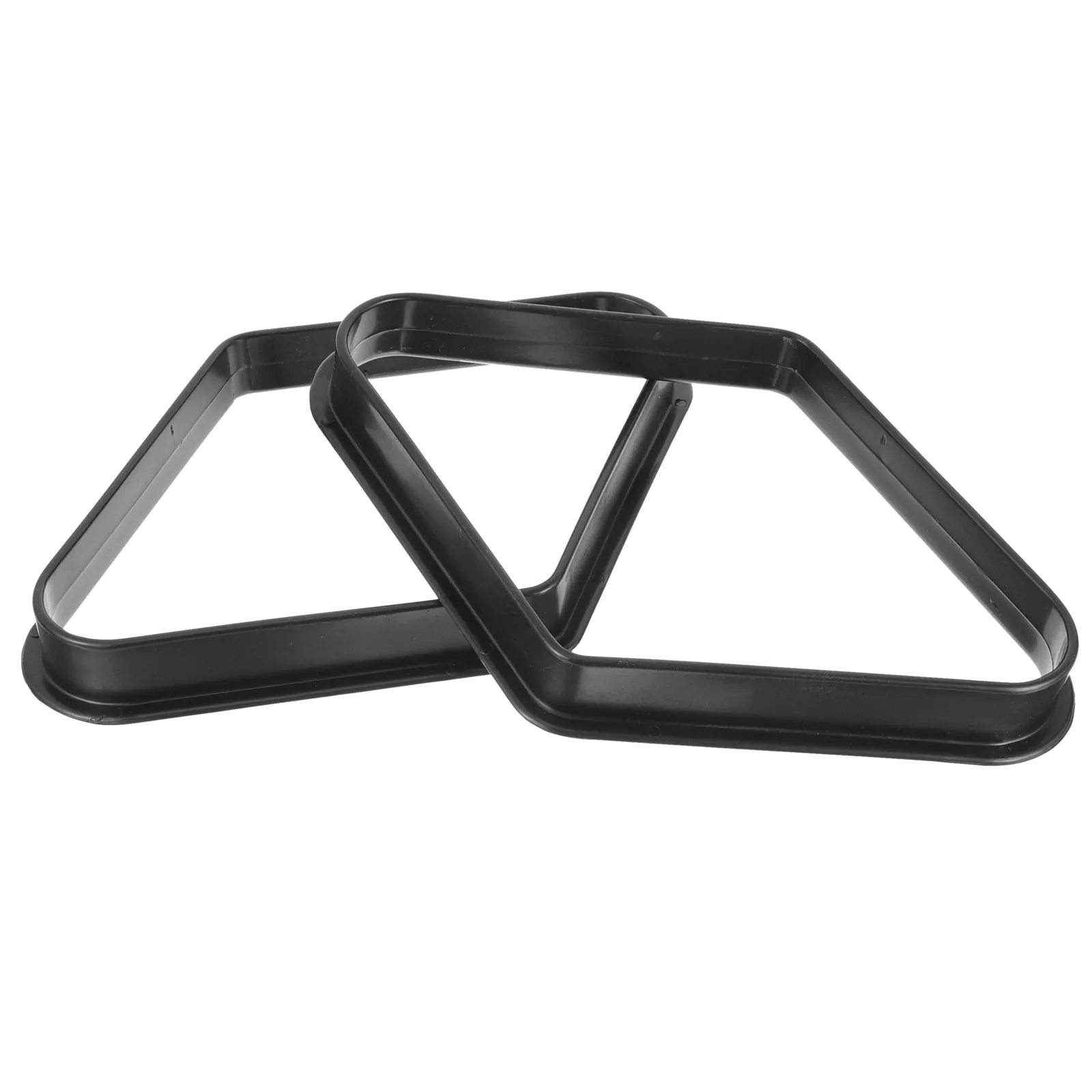 

2pcs Triangle Ball Rack For Billiards Pool Table 9-Ball Frame Organizer Holder Durable Plastic Accessory Tripod Stand