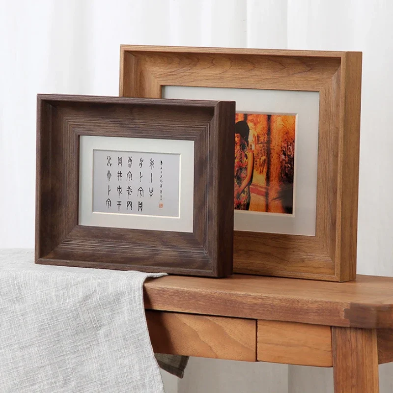 

100 шт. деревянных фоторамок с индивидуальным логотипом, гравировкой, для фотографий, персонализированные, для декора