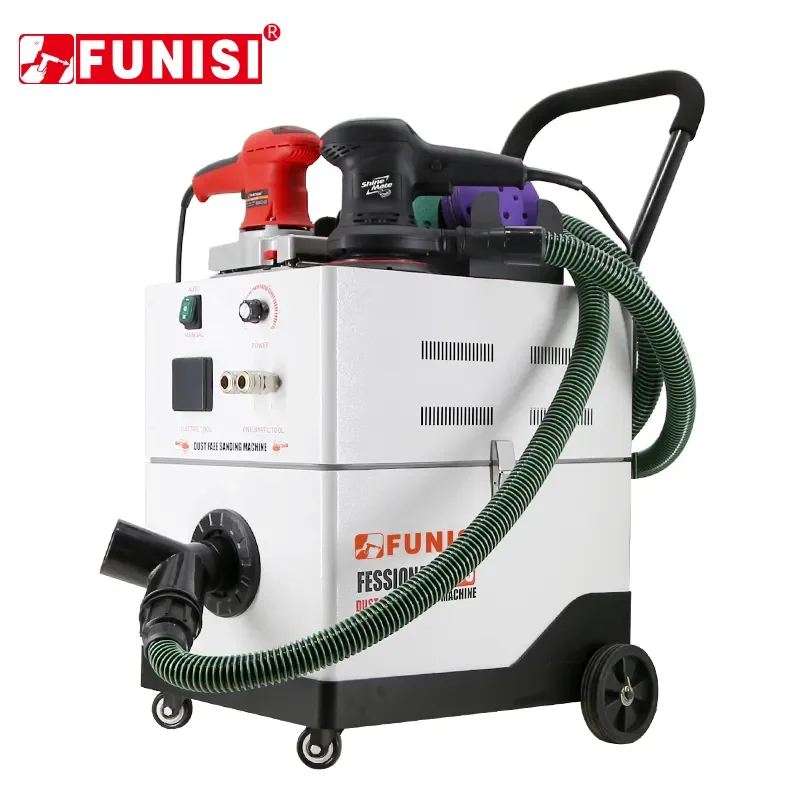 Auto Repair Dry Vacuum Sander Dust Free Polishing Machine Car Sanding Machine