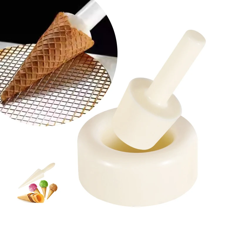 Molde de cone de sorvete, faça você mesmo, fabricante de cone de sorvete, ferramenta de fabricação de sorvete, molde de cone, cone crocante em forma de cone