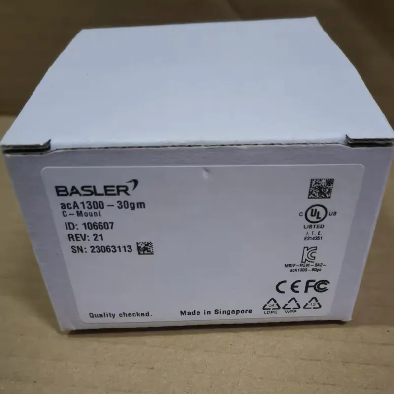 

Ba sl er New & Original Area Scan Cameras Image & Camera Sensors acA1300-30gm
