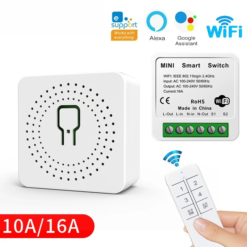 Intelligent switch eWelink Easy micro-connection Wifi remote wireless remote Timing switch controller Voice control