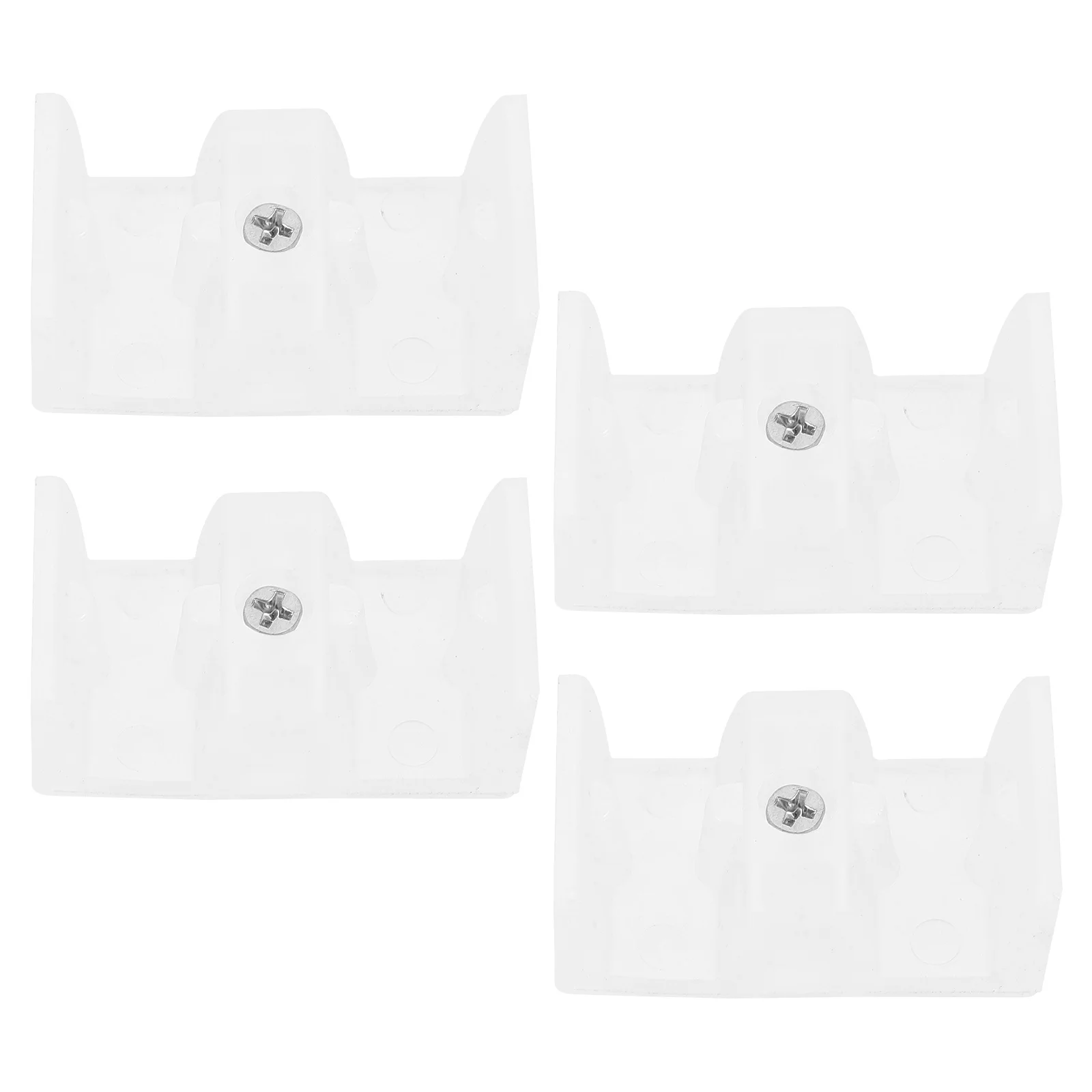 

4Pcs Shower Blocks Durable Silicone Bumpers Easy Install No Tools Required Shower Blocks Glass Door Guide Door Guide Track