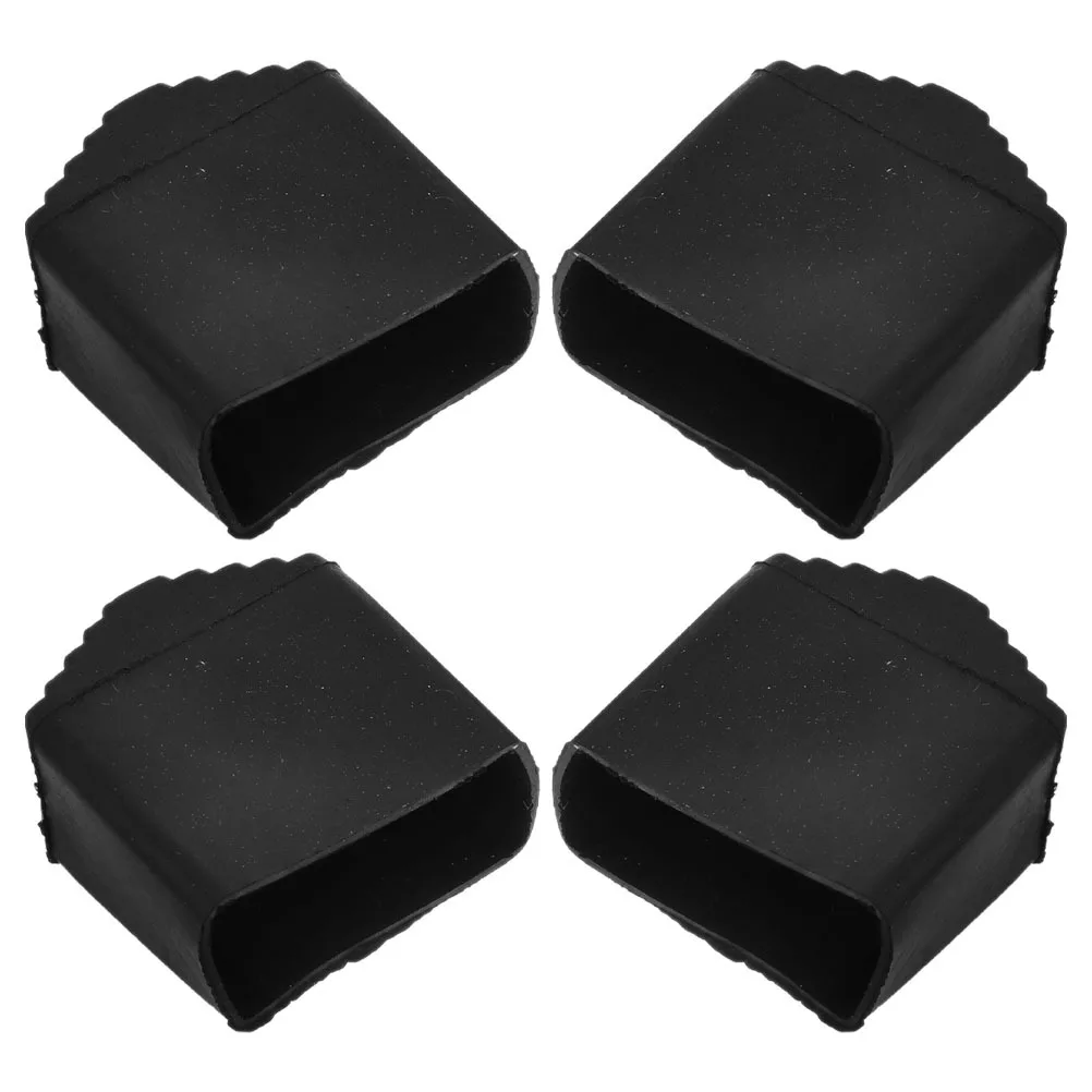 

4Pcs Ladder Feet Pads Rubber Covers Non Slip Folding Ladder Legs Protectors Anti Skid Cushions Replacement Safety Stabilizer