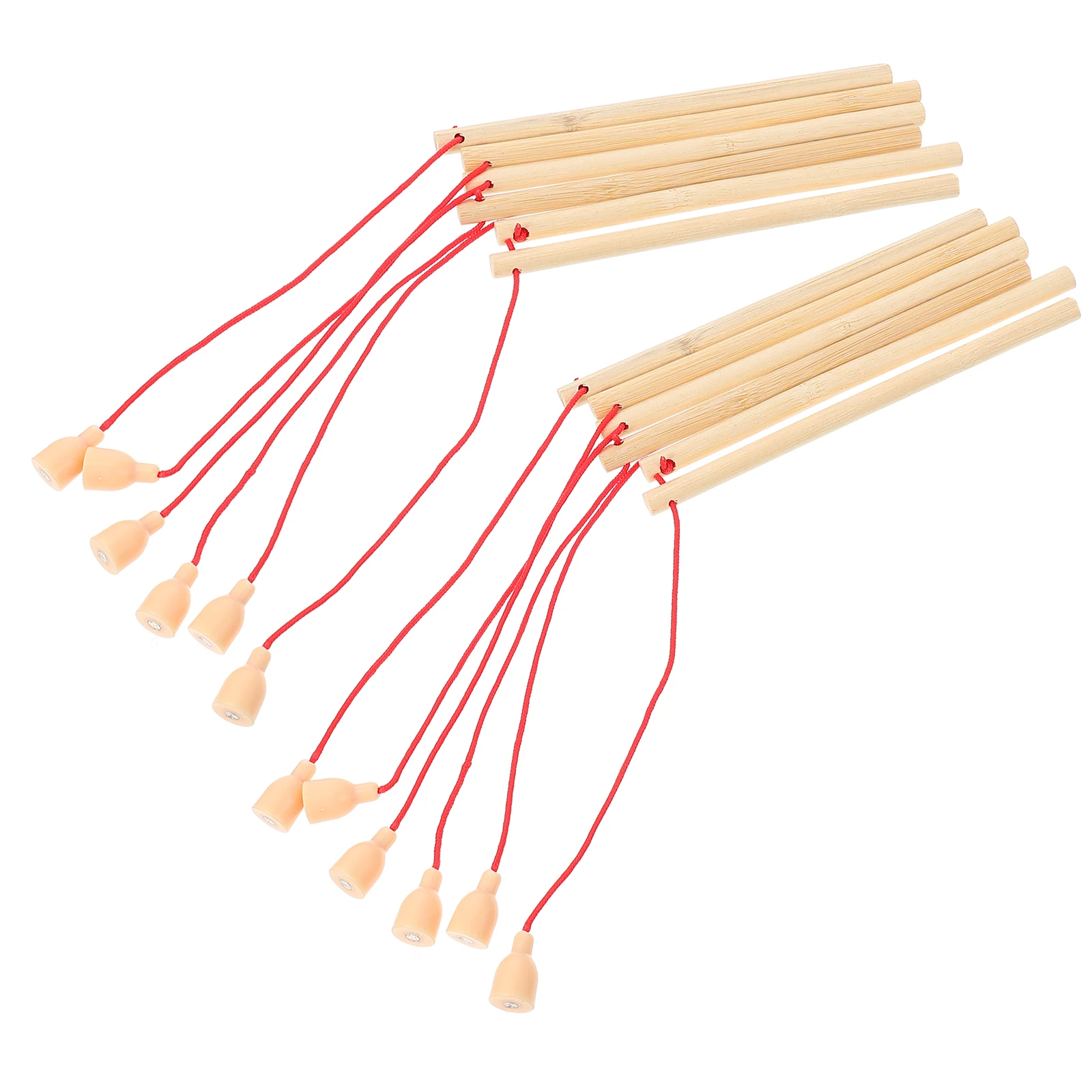 12 szt. / Drewniane magnetyczne wędki do łowienia, drewniane wędki, wczesne zabawki edukacyjne, zabawki puzzle dla dzieci w wieku przedszkolnym, 15 cm