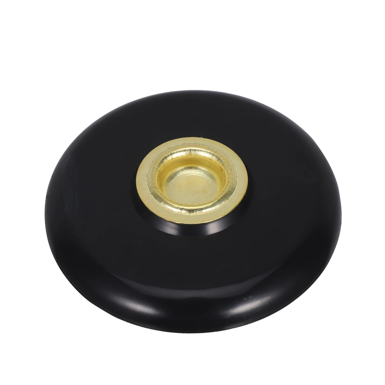 

Cello End Pin Holder Black With Gold Insert Slip-Proof Floor Protector Non-Slip Rubber Base For Wood Carpet 9Cm Diameter