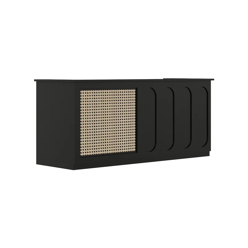 متجر Wabi Sanfeng لبيع الملابس، صفحة الخروج من الخشب الصلب، متجر طاولة صغيرة