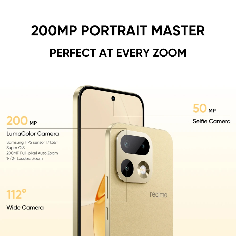 Nuevo lanzamiento: Versión UE del smartphone realme 16 Pro 5G, con cámara LumaColor de 200 MP, pantalla AMOLED de 6500 nits, batería de 6500 mAh y carga de 45 W 5