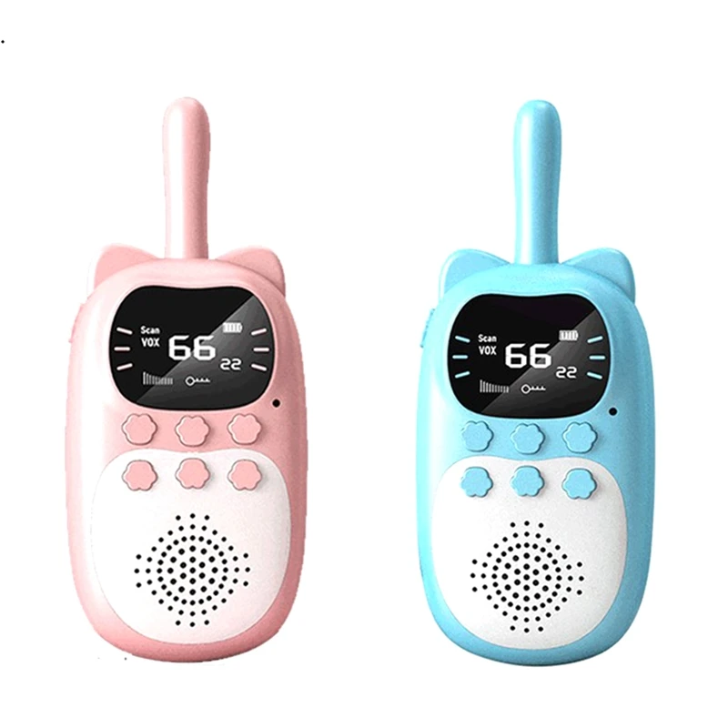 NORRadio Transcsec Portable pour Enfants, Talkie Walperforé, Rechargeable, Déterminer 0.3, 2Pcs