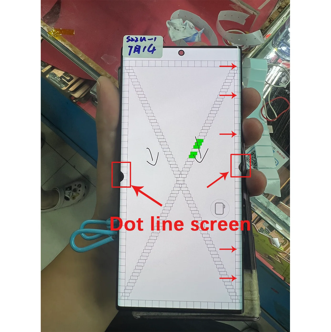 AAA+ AMOLED LCD For S22 Ultra Defective Dot AMOLED LCD For Samsung S22 Ultra LCD Display Screen Digitizer Assembly Replacement