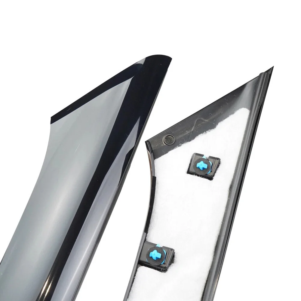 Pair Windshield Trim Finisher A Pillar Post W/ Clips LH&RH For Ford -Flex 2009-2019 BA8Z-7403145-AA Gloss High-Strength