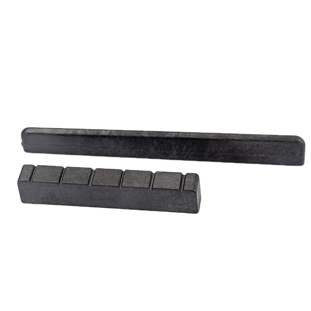 

Plastic Nut Saddle Replacement Easy Cut Fit Classical Guitar Black File Up Down Pillow Guitar Parts Accessories