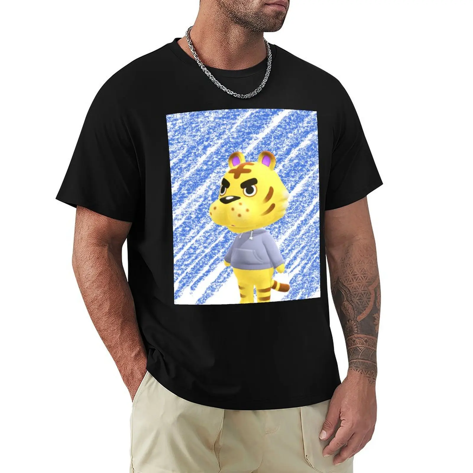 

Tybalt Tiger T-Shirt croswit shirt man vintage t shirts anime figures clothing for men
