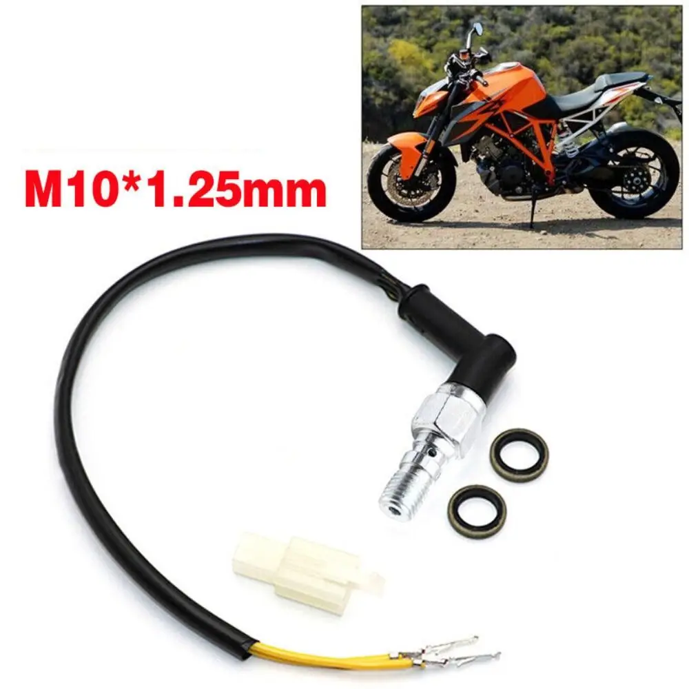 New Bolt Brake Hydraulic Brake Switch Hose Brake M10 X 1.25mm Switch Brake System Tail Light Motorcycle Accessories