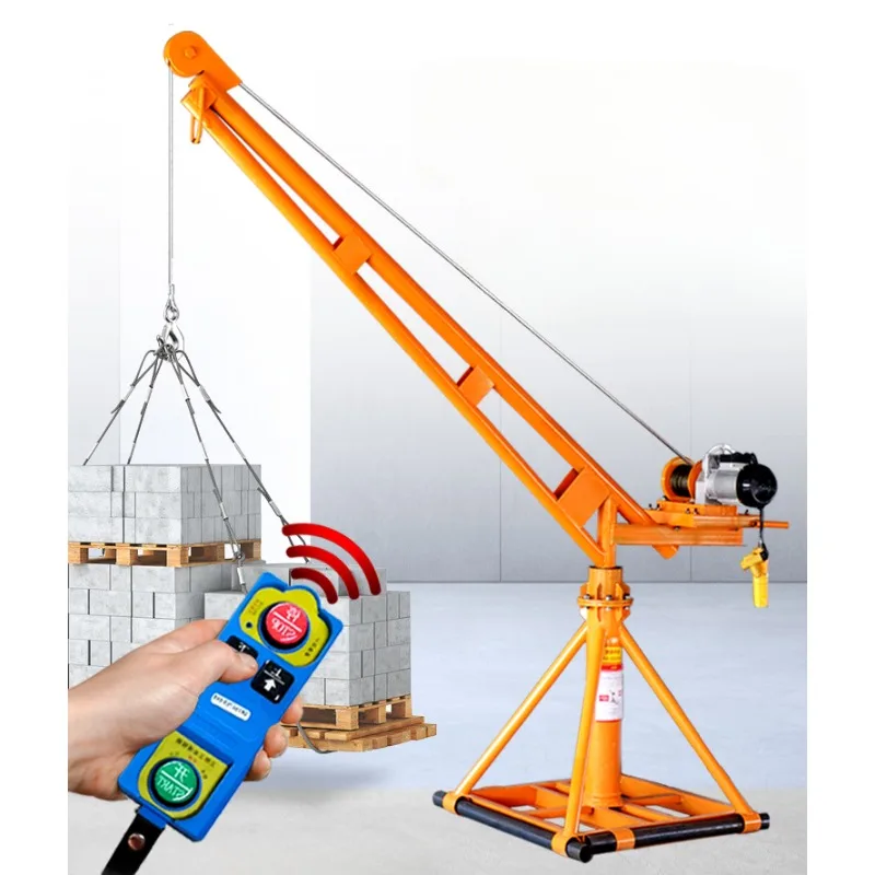 Small household lifting mobile loading and lifting outdoor hoist brick lift