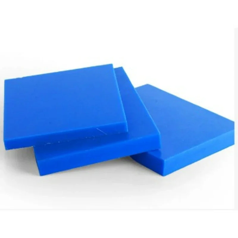 Blaue PP-Kunststoffplatte, Dicke 3-20 mm, Polypropylen-Platte, Plattenmaß 100-300 mm, für Verpackungen und Beschilderungen. – Detail 2