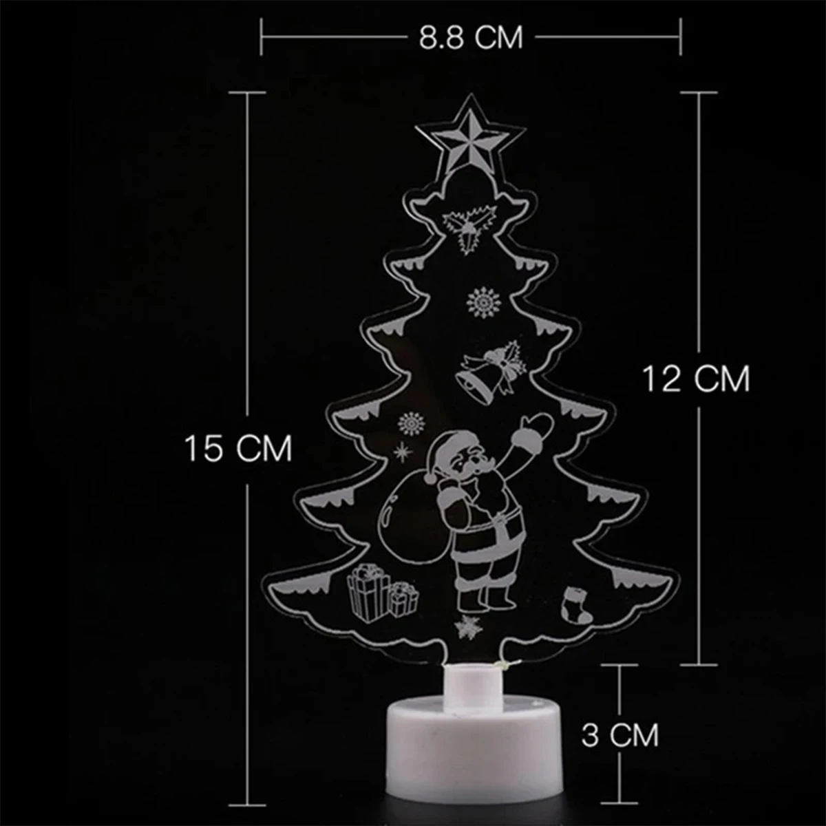 Mini Led Christams Night Light Lighting Nightlight Mini Christmas-led-light-garland Festive Snowman-light Mini-christmas-trees