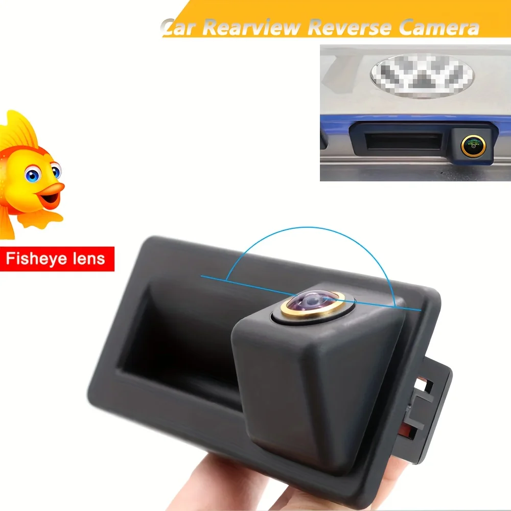 كاميرا الرؤية الخلفية لأودي A3 A4 توران تيجوان كادي T5 T6 سكودا سبيد اوكتافيا مركبة سهلة التركيب كاميرا عكس الباب الخلفي