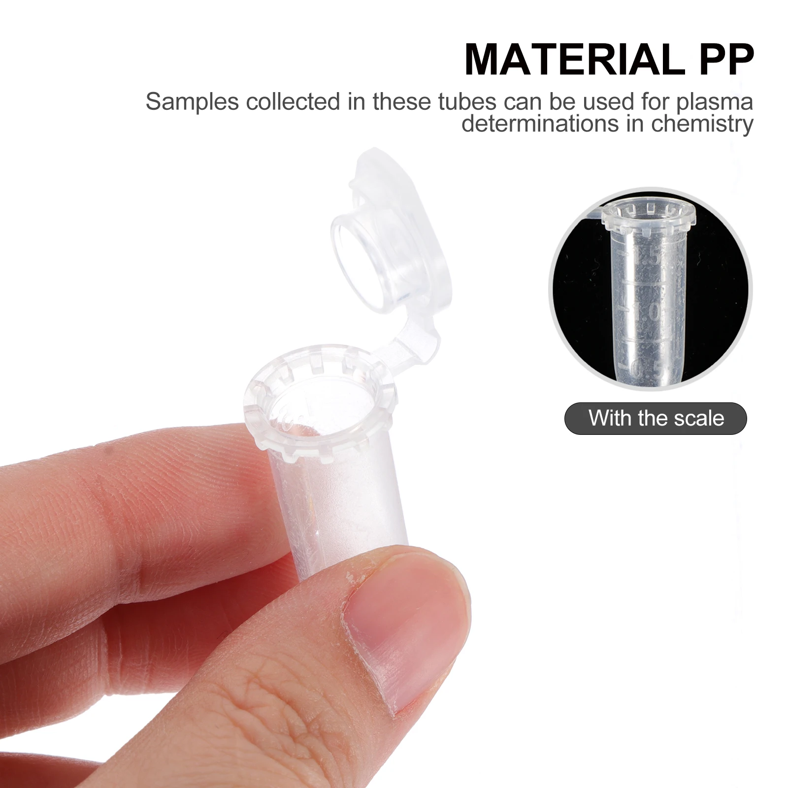 

100 Pcs Hemocytogenesis Tube Tubes Test Major Centrifugal Pp for Laboratory