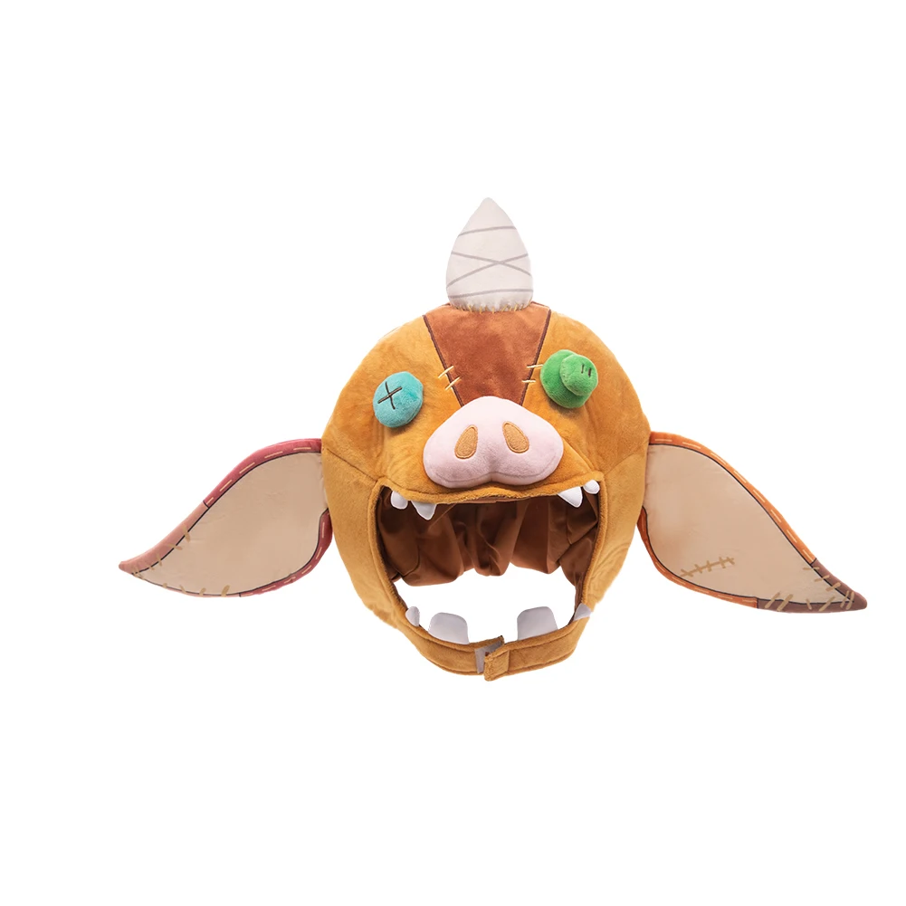 Bokoblin Plush Cosplay Hat para Homens e Mulheres, Game Breath of the Wild, Chapelaria, Halloween, Carnaval, Acessórios de Trajes, Presentes