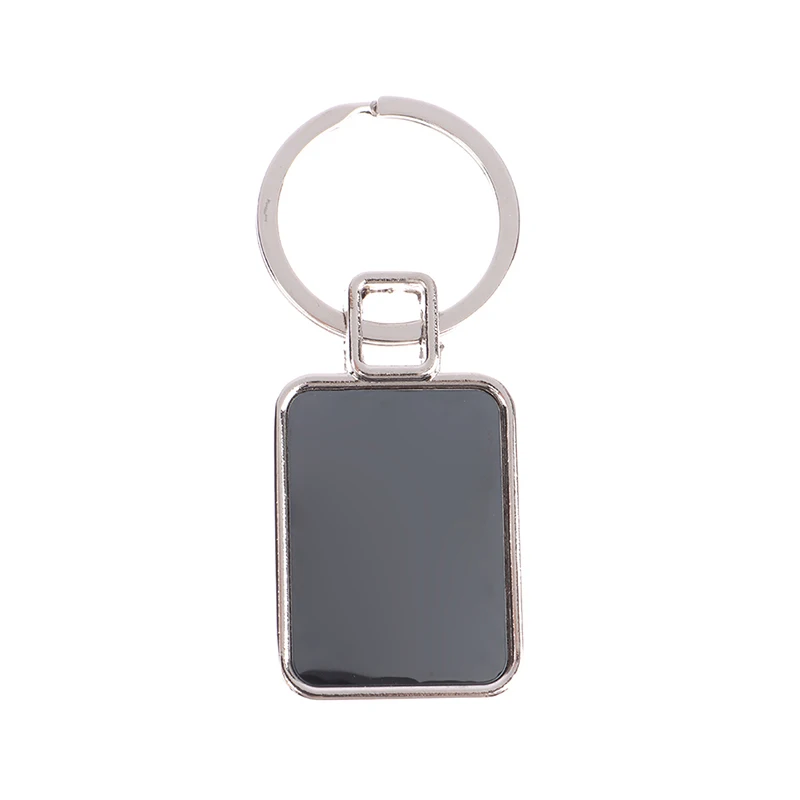 Blank metal tag key holder can be laser logo logo New car keychain for Engraving Unisex