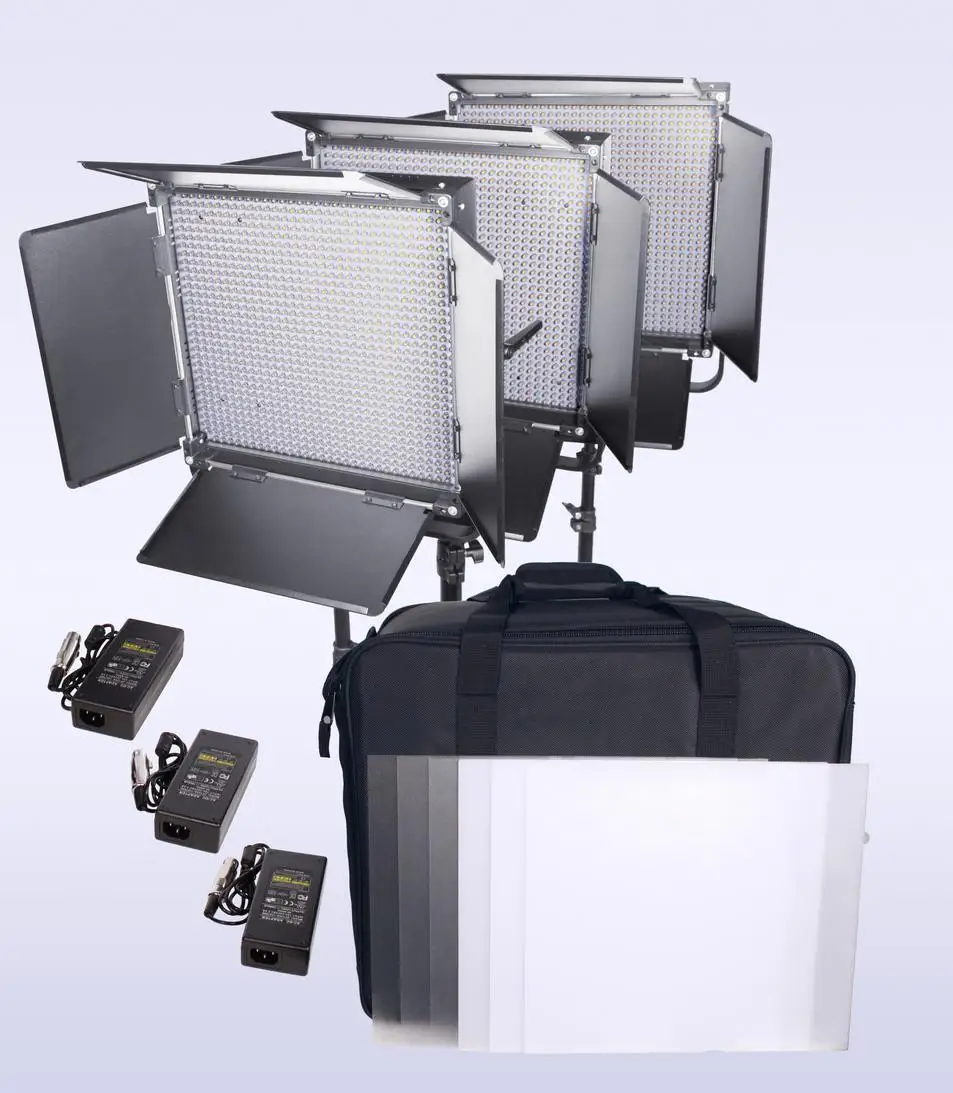 

Movie Led Location Video Light Set with Tripod/Remote/Carry Bag