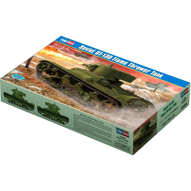 

Hobbyboss, модель 82498 года, масштаб 1/35, советский выпуск, модель OT130, выпуск пламени, танк, хобби, ремесло, игрушка, пластиковая модель, набор для сборки