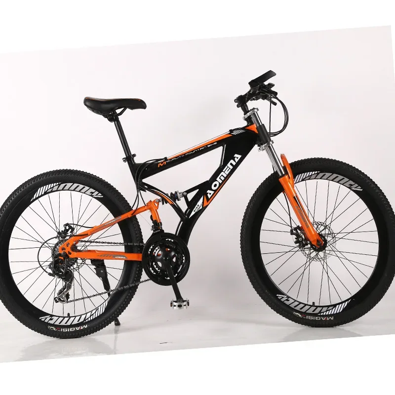 For Rapid Descent Climbing Action Off-road Snow Bike 4.0 Thick Tires Double Shock Absorption Beach Bike 26 Inches Sports Steel