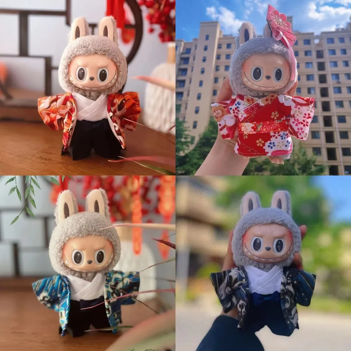 15 センチメートルラブブアイドル人形服美しい着物新年クリスマスアクセサリー韓国 Kpop Exo 服パーカーぬいぐるみ人形の服