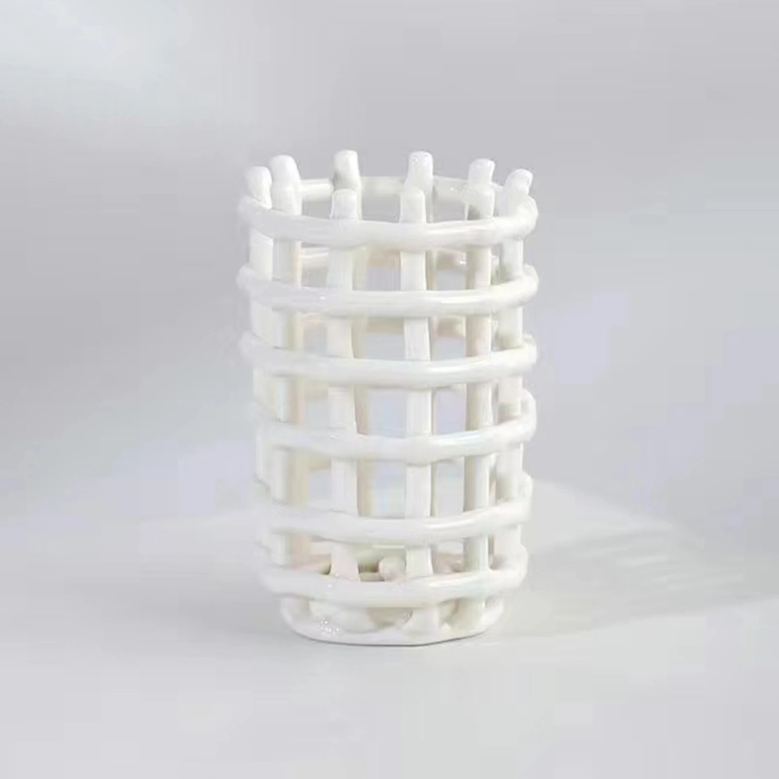 Bathroom Ceramic Toothbrush Holder Modern Simple Non‑Slip Toothpaste Holder Practical Gifts for Families Friends