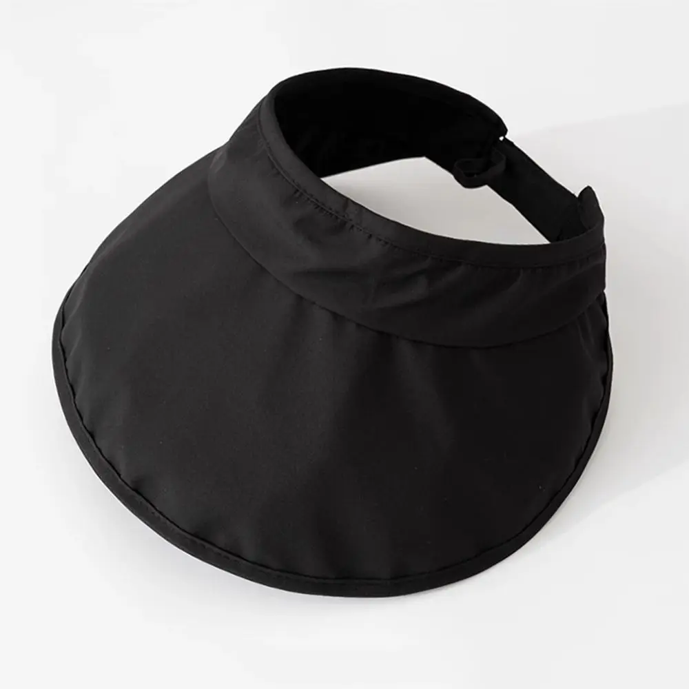 Casual UV Protection Large Brim Sun Hat Wide Brim Breathable Foldable Sunhat Lightweight Quick Drying Empty Top Hat Summer