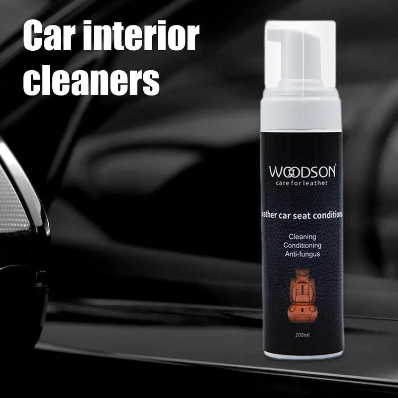 

200ml Foam Cleaner For Car Multi Purpose Foam Cleaner Spray Anti Aging Leather Seat Cleaner For Car Interior Cleaner Spray