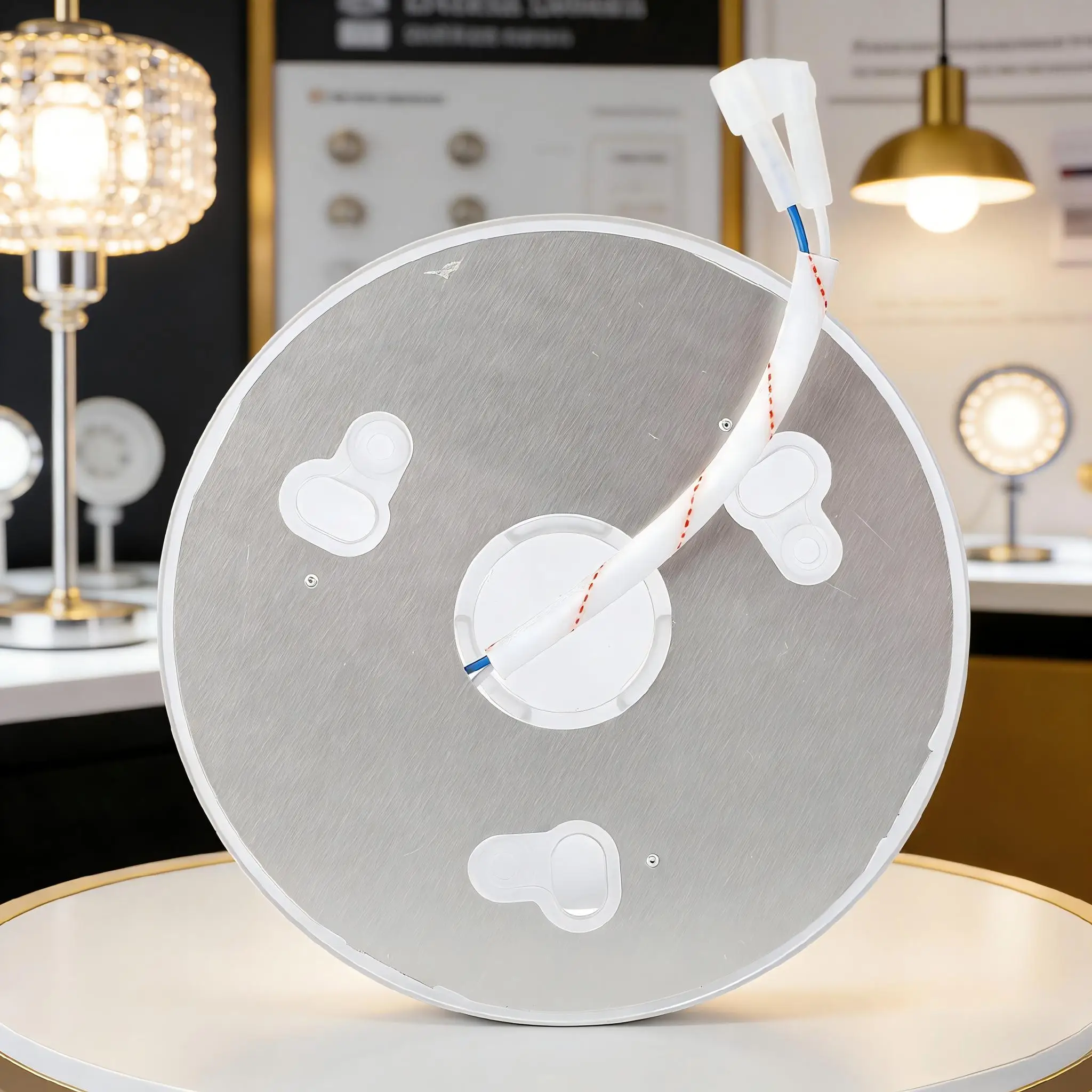 LED Ceiling Fan Light Source Kit 5.3 Inch 15W 3CCT 3 Color Dimmable Round Panel Replacement Lamp Module Multifunctional 95-265V - view 5