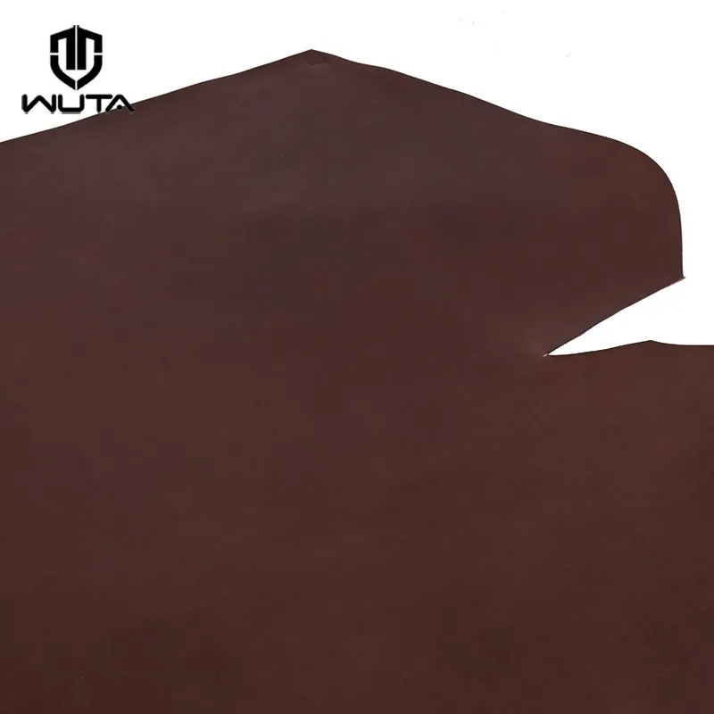 WUTA High Quality 10-11sq ft Italy Shoulder Butt Leather Vegetable Tanned Leather Fabrics Genuine Cowhide Leather Pre-cut