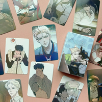 55 Pcs/Set New Korean BL Manhwa Photocard Zhenya,Taekjoo Comic Character HD Laser Lomo Card for Fans Collection Decoration Gift