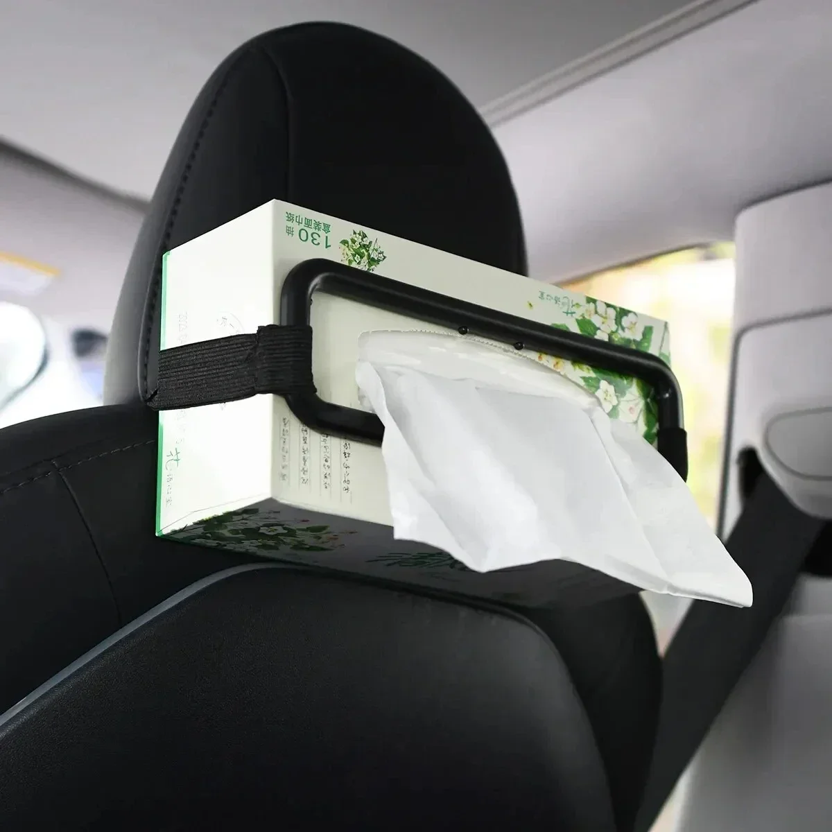 Car supplies paper box clip visor hanging paper towel box seat back Car paper towel frame clip seat back car