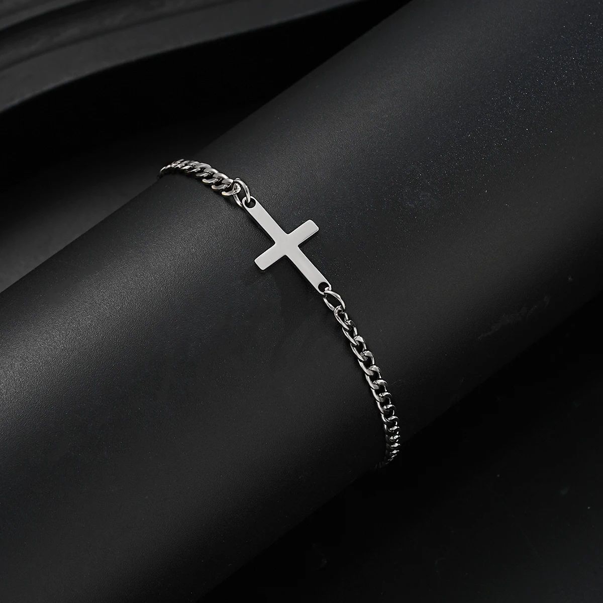 Simple Men's Stainless Steel C - Lobster Clasp Silver ulasan dan harga