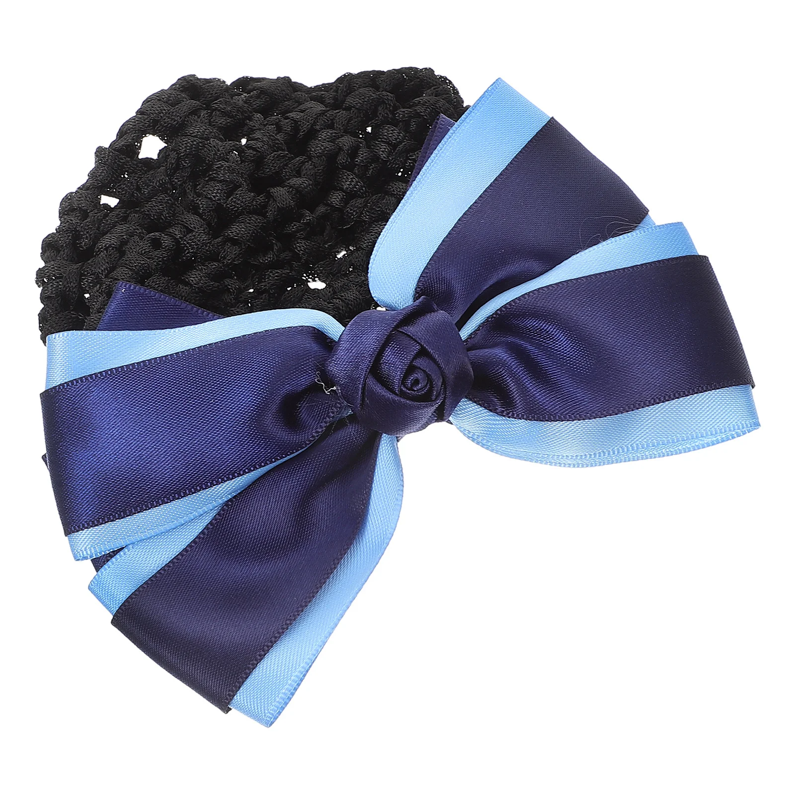 شبكة شعر نسائية على شكل فيونكة شبكية أنيقة من الكروشيه للاستخدام الاحترافي وكعكة الرقص هدية لمحبي الشعر #2