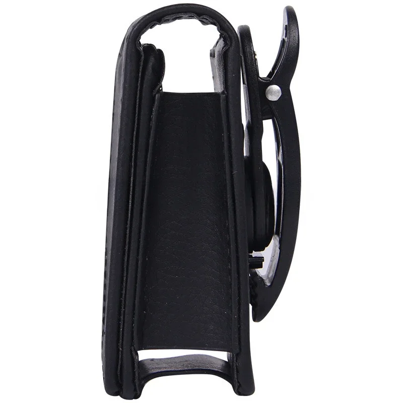 Korea Dana Insulin Pump Vertical Black Leather Case Wallet Leather Bag With Clip Belt DANA Pump Consumables Pipeline