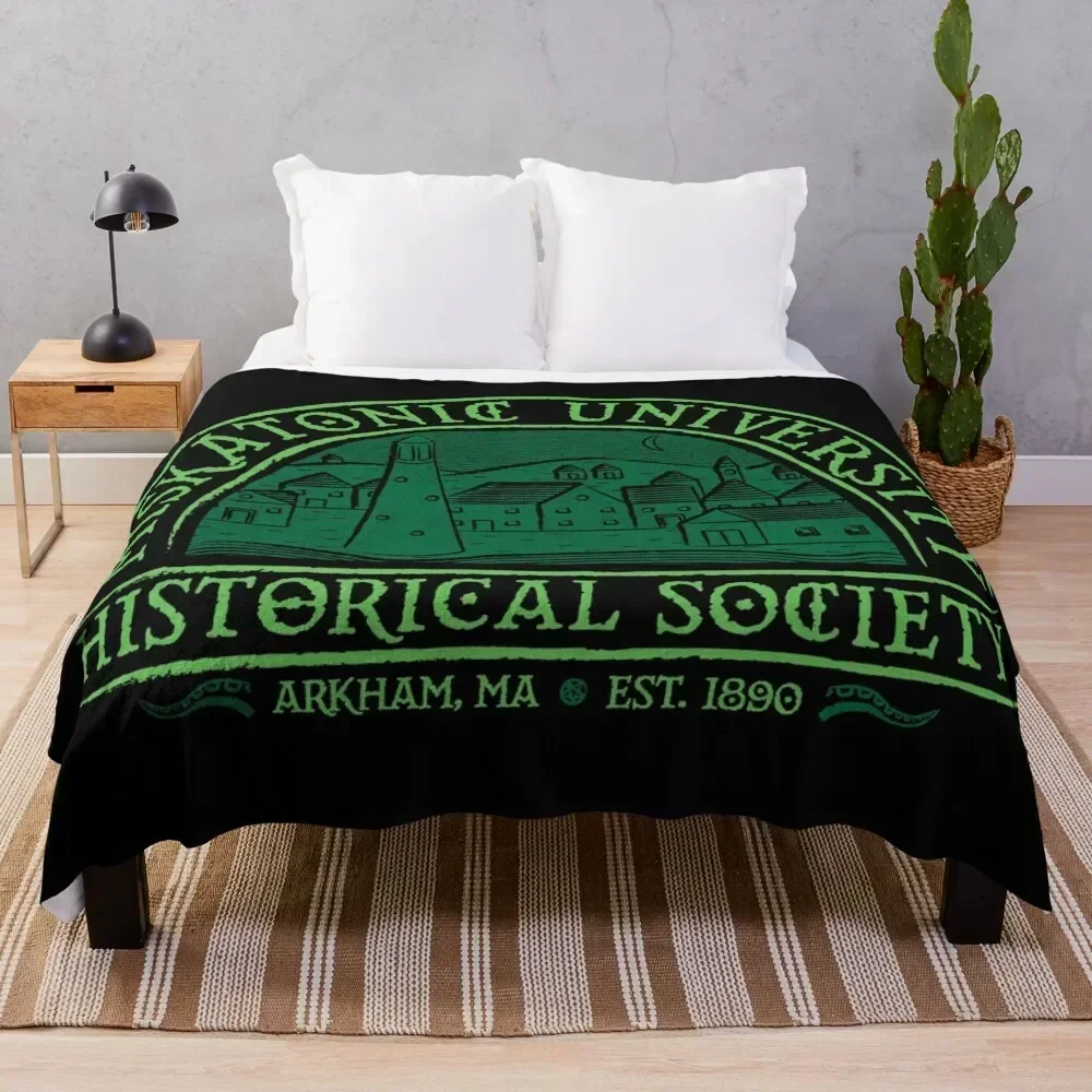 

Miskatonic Historical Society Throw Blanket Air Conditioner Soft Blanket for Office Home