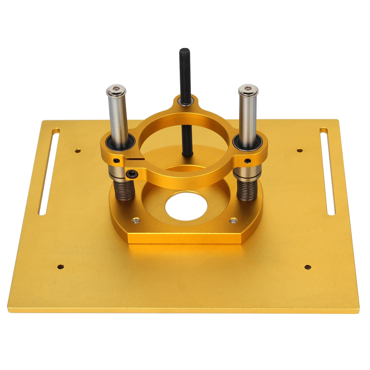 Router Lift Kit W/ Aluminum Router Plate for 65mm Diameter Motors Woodworking Router Table Workbench Trimmer Engraving Machine