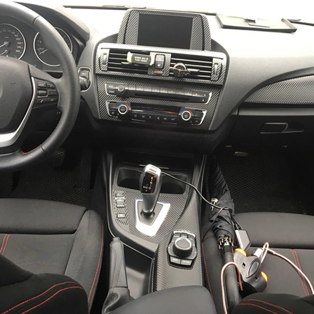 

For BMW 1 Series F20 2012-2016 Car-Styling 3D/5D Carbon Fiber Car Interior Center Console Color Molding Sticker Decals Parts
