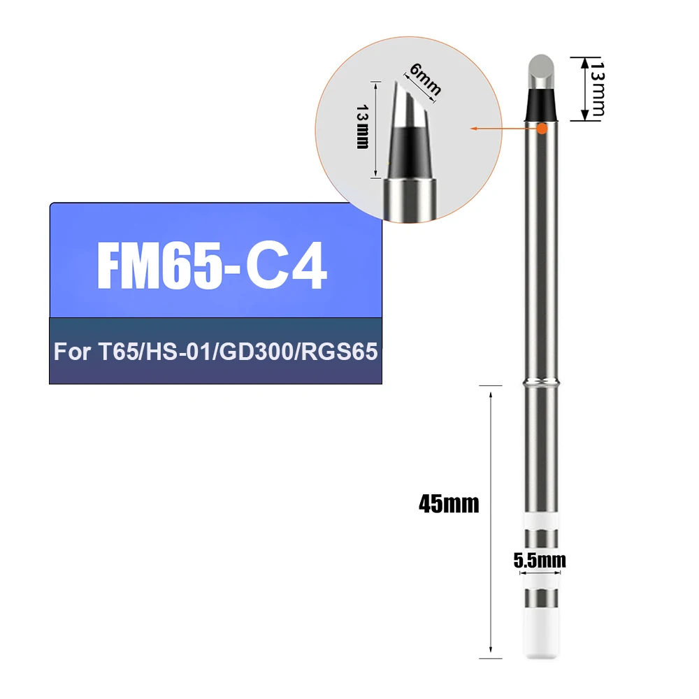 FM65 การประสาน Iron เคล็ดลับสําหรับ T65 HS-01 GVDA300 T85 SH72 เปลี่ยนเครื่องทําความร้อนบัดกรีใช้งานร่วมกับ SH series ไม่ได้ใช้งาน T12