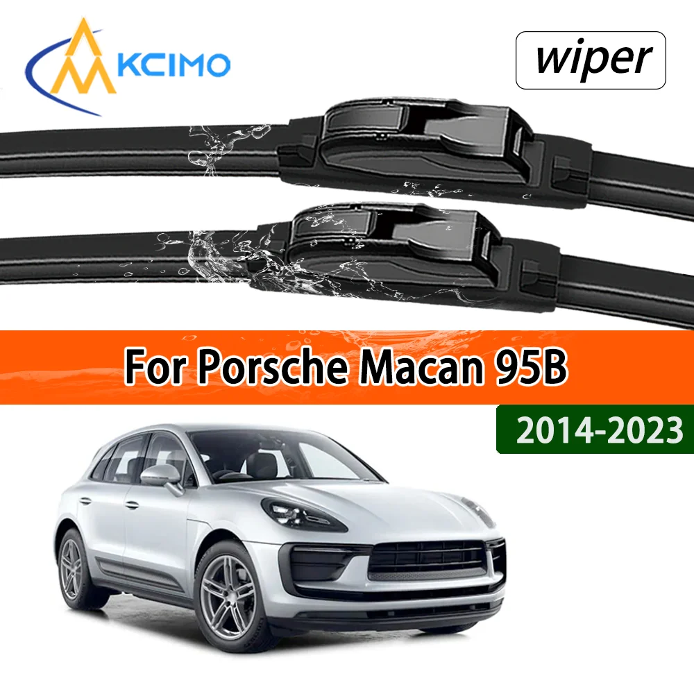 

Бесшумный черный комплект щеток переднего стеклоочистителя для Porsche Macan 95B 2014-2023 2015, аксессуары для стеклоочистителей лобового стекла